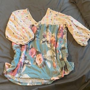 Floral and Multi Leopard Top